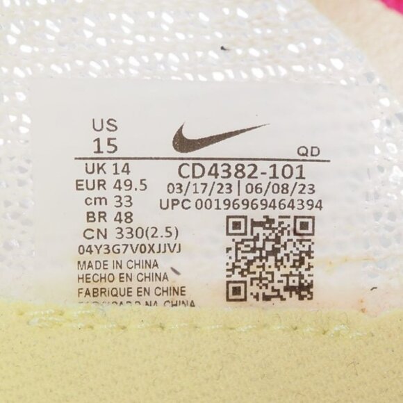 Nike Zoom Superfly Elite 2 'Sail Fierce Pink' Men's 15 Track Running CD4382-101 - Picture 9 of 12